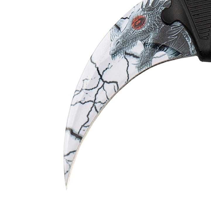 Prawdziwy nóż Karambit Dragon CS:GO Neck Counter Strike N062Z