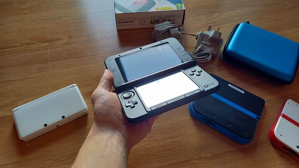 PIĘKNY Stan Nintendo 3DS XL Niebieski Komplet Wysyłka OLX