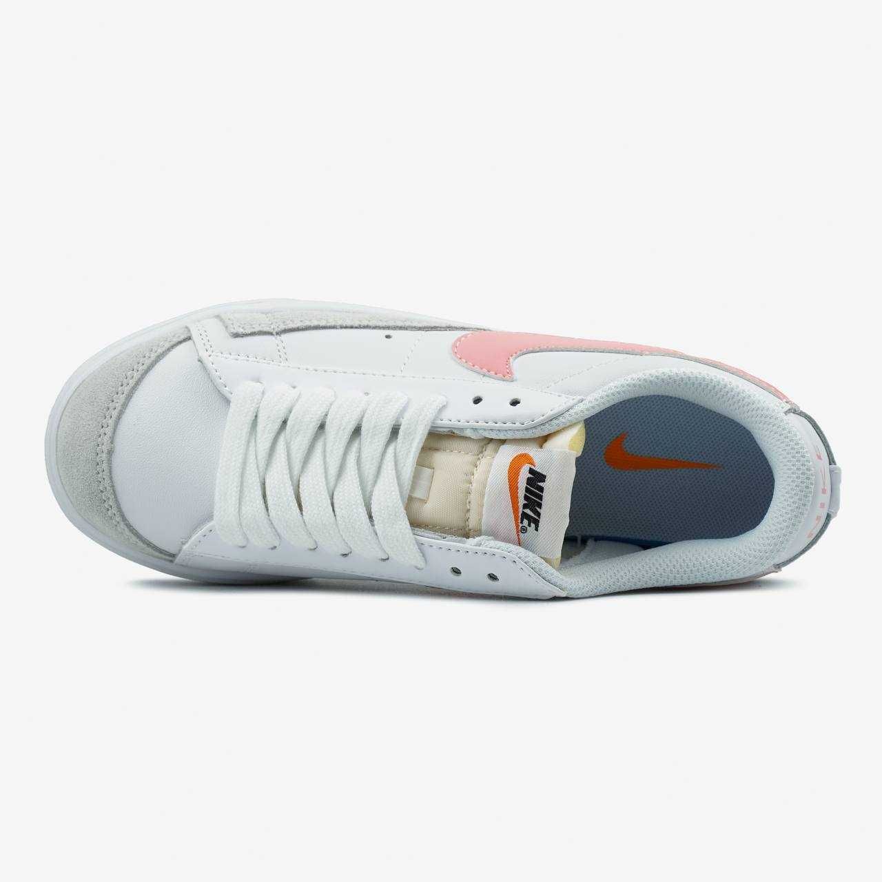 Кросівки Nike Blazer Low Platform Pink/White premium
