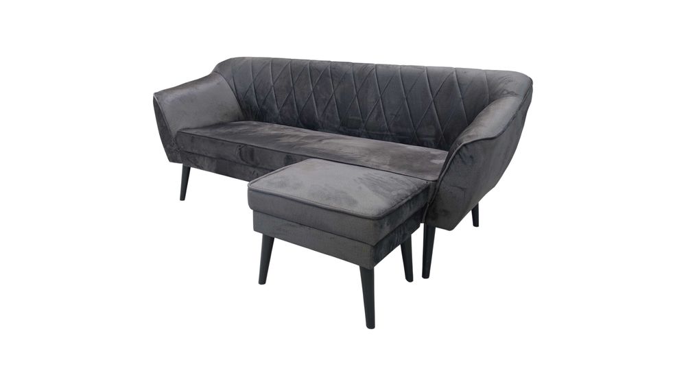 Sofa Fotel Kanapa Skandynawska do salonu,wysokich nogach 1,2,3 osobowe