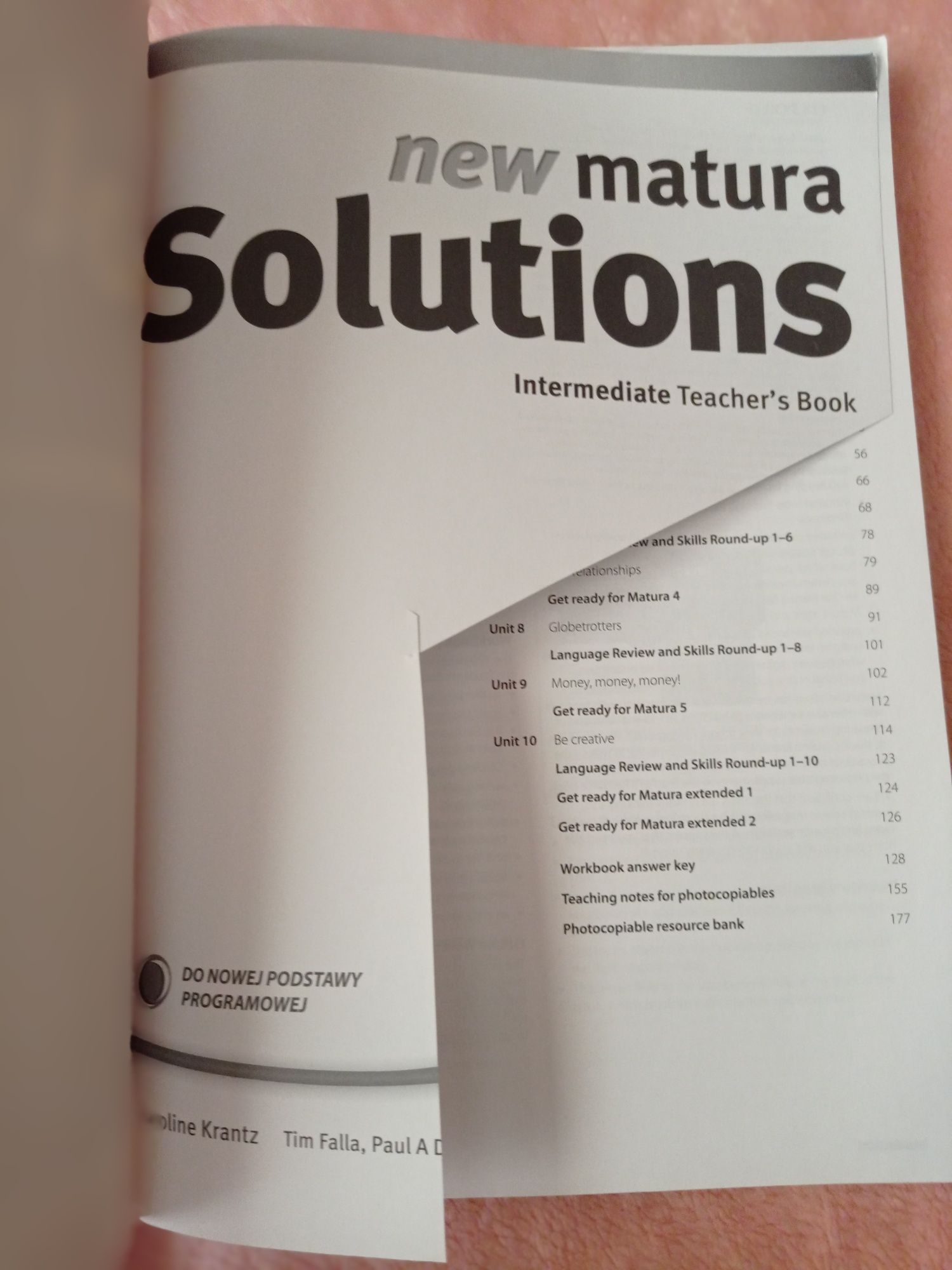 New Matura Solutions Intermediate Teacher's Book i płyty CD