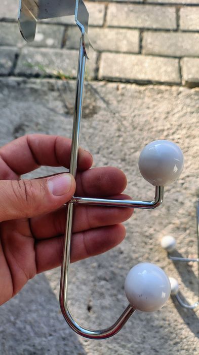 Cabides de porta em inox