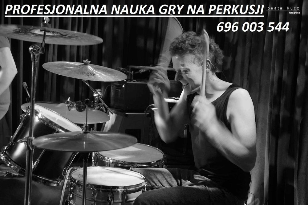 Nauka Lekcje Gry na Perkusji na Żywo i Online Drum Lessons Krakow