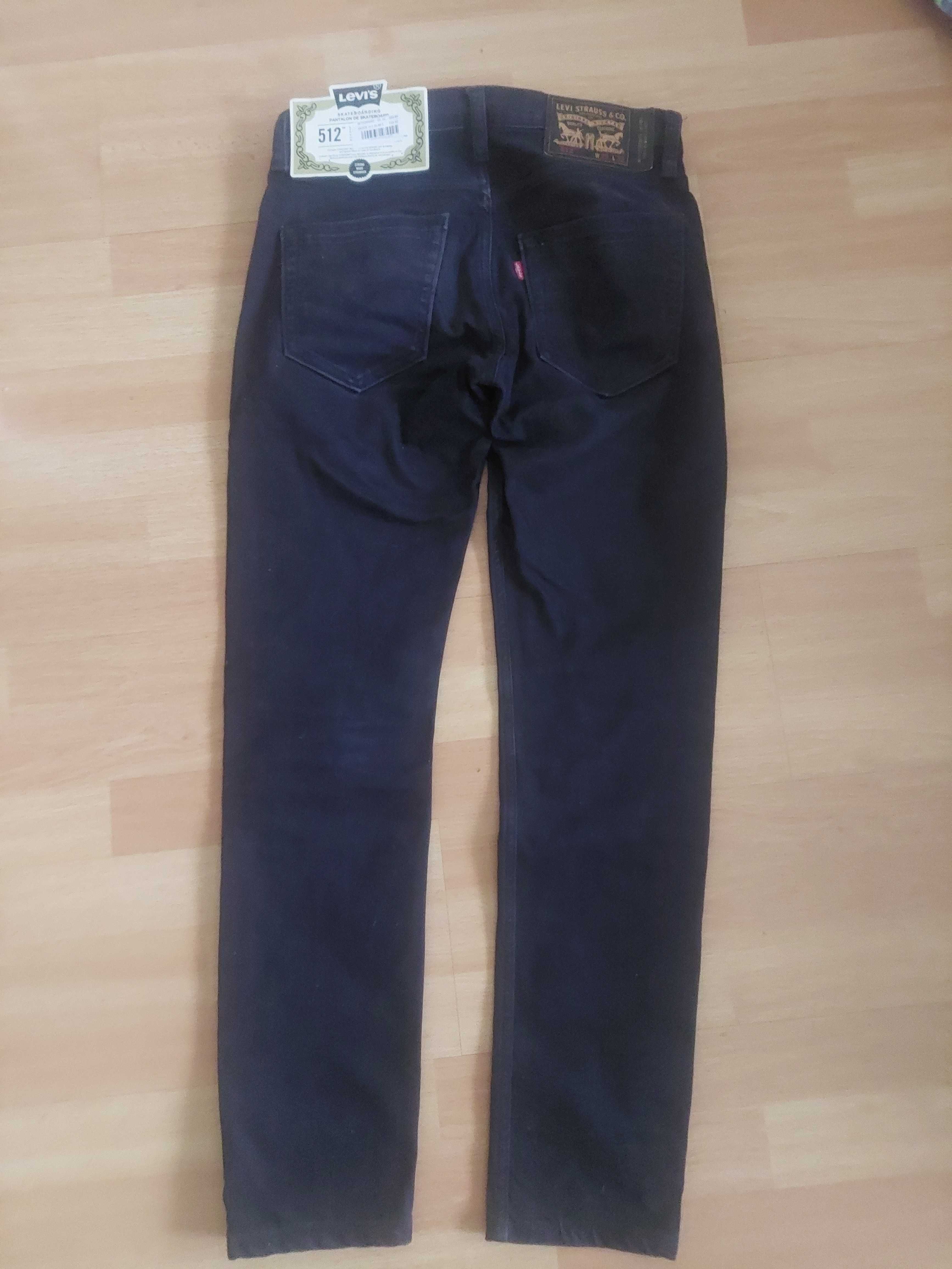 Levi's jeansy 512 czarne  męskie rozmiar W28 L32 oryginalne