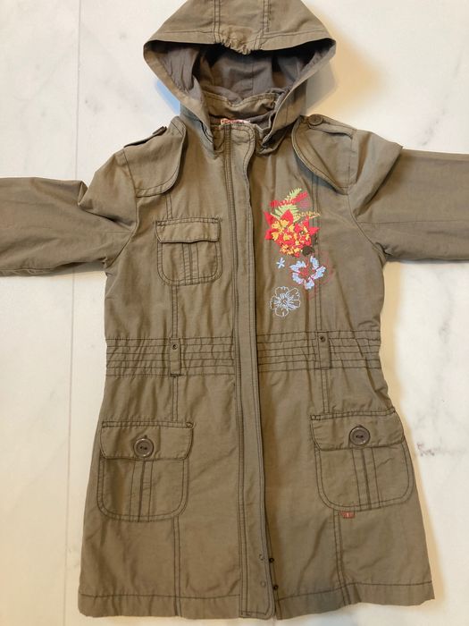 Kurtka parka khaki rozmiar 140