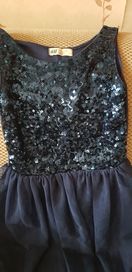 Sukienka elegancka z tiulem dziewczęca H&M 146