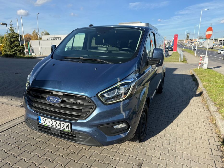 Ford Transit Custom Pierwszy właściciel, FV23%, przewóz niepełnosprawnych, 9 osobowy,