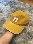 Żółta czapka z daszkiem carhartt old money vintage drip drill
