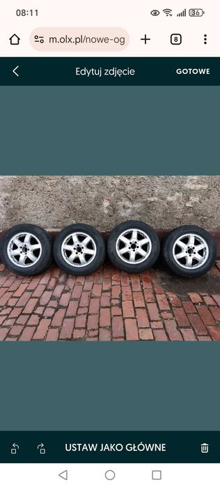 Felgi z oponami Mercedes w163 opony zimowe 275/55R17