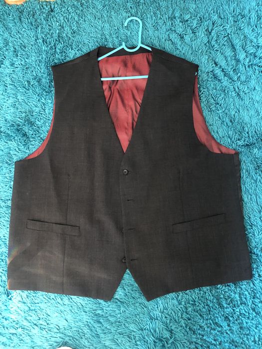 Czarna garniturowa kamizelka meska w bdb stanie uniwersalna