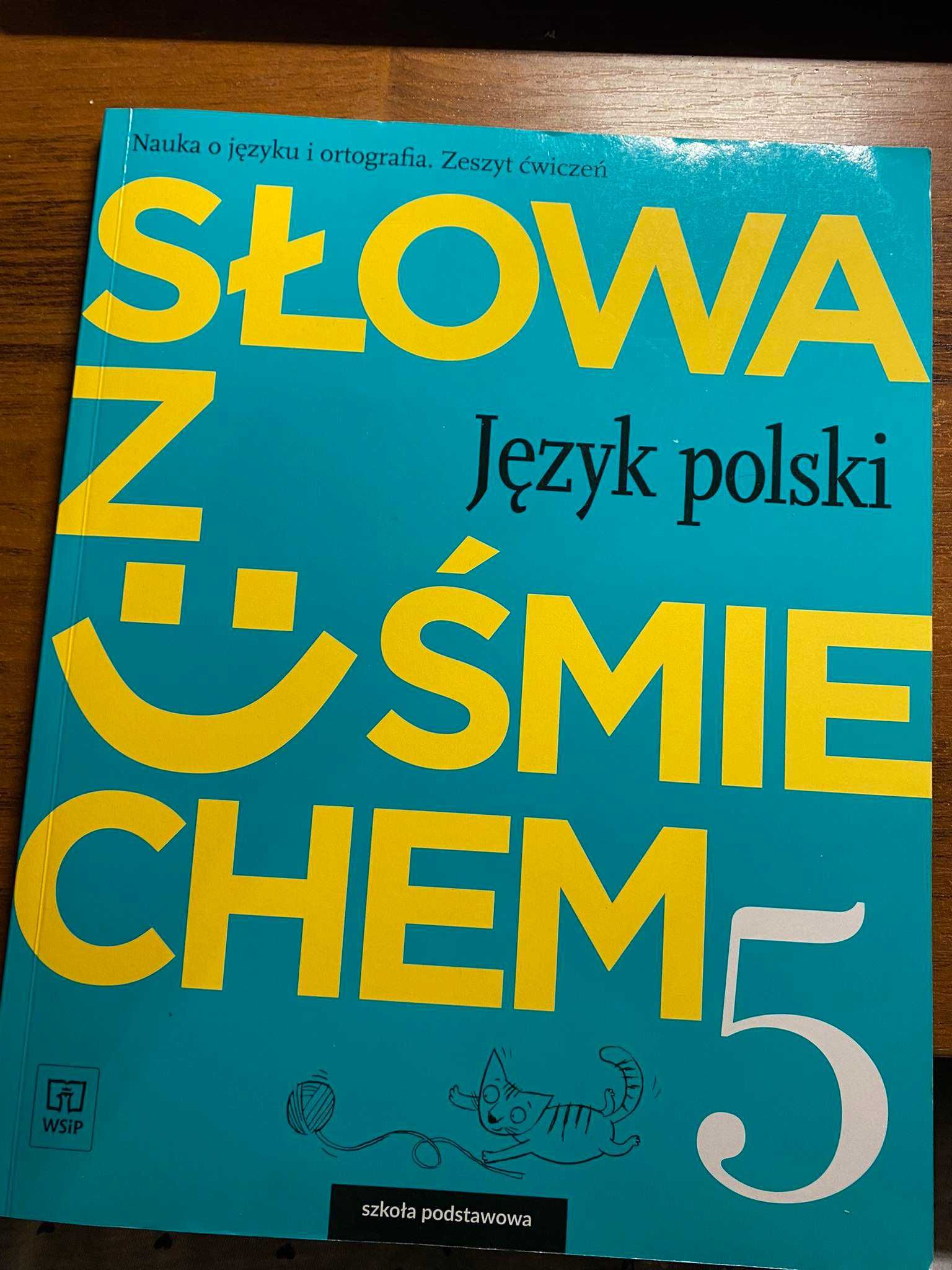 SŁOWA Z UŚMIECHEM KL 5, zeszyt ćwiczeń, nowy, WSIP