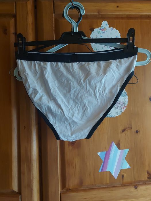 Slipy męskie białe rozmiar M/L