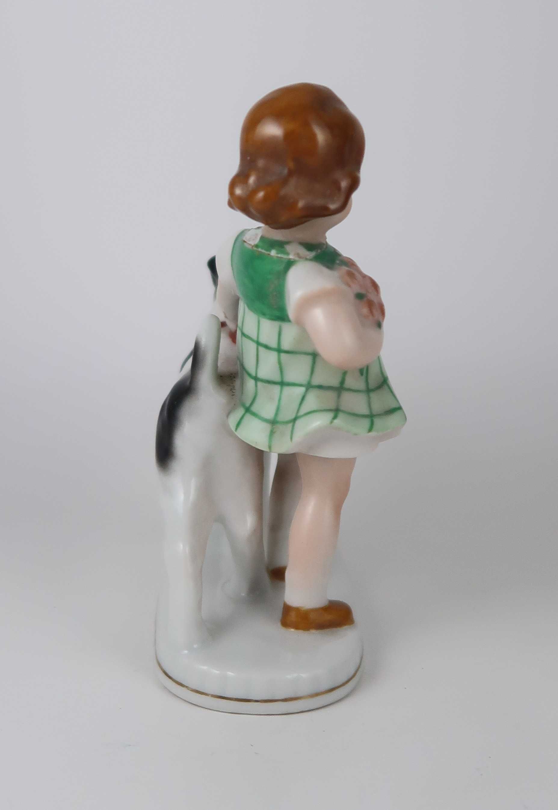 Figura Candal - Menina com cão