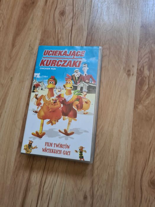 Uciekajace kurczaki kaseta vhs wallace gromit