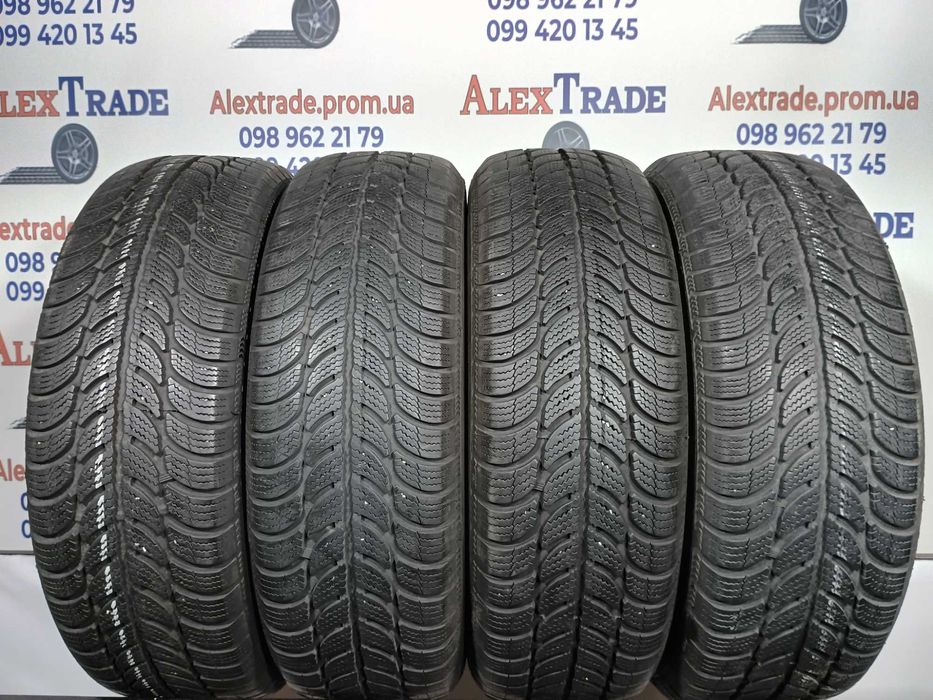 4 шт. 195/65 R15 Sava Eskimo S3+ зимові шини б/у, 6 мм