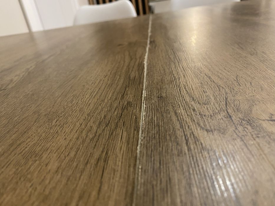 Zestaw skandynawski stół rozkładany 4 krzesła do jadalni kuchni 120x80