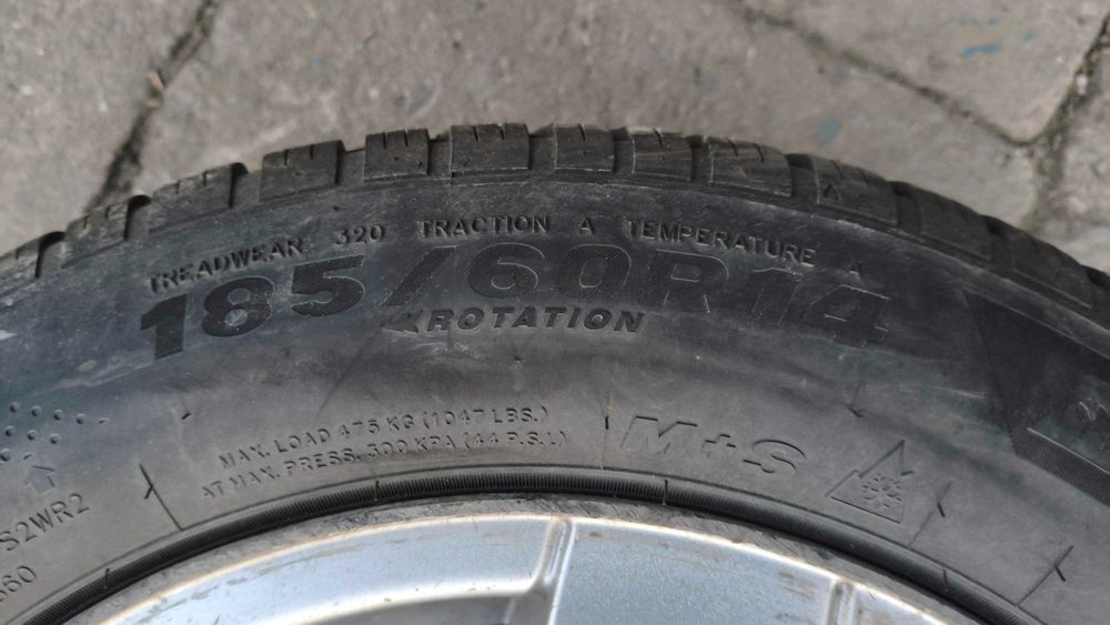 Koła z oponami wielosezonowymi R14 185/60