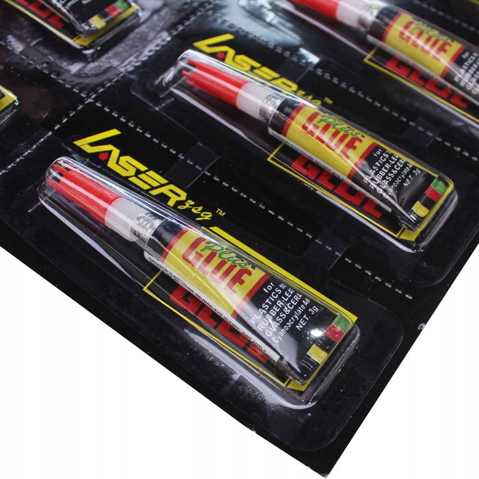 Klej Błyskawiczny Laser Glue Uniwersalny Szybkoschnący Szybki 2 Szt