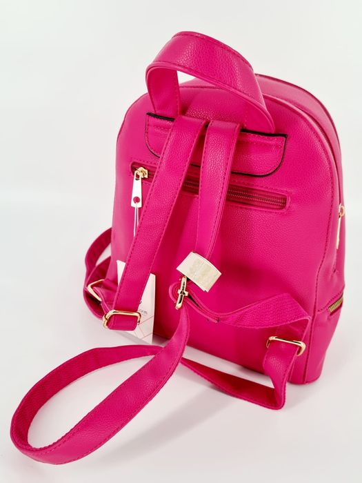 Nowy modny piękny plecak marki Marco Contti róż fuksja