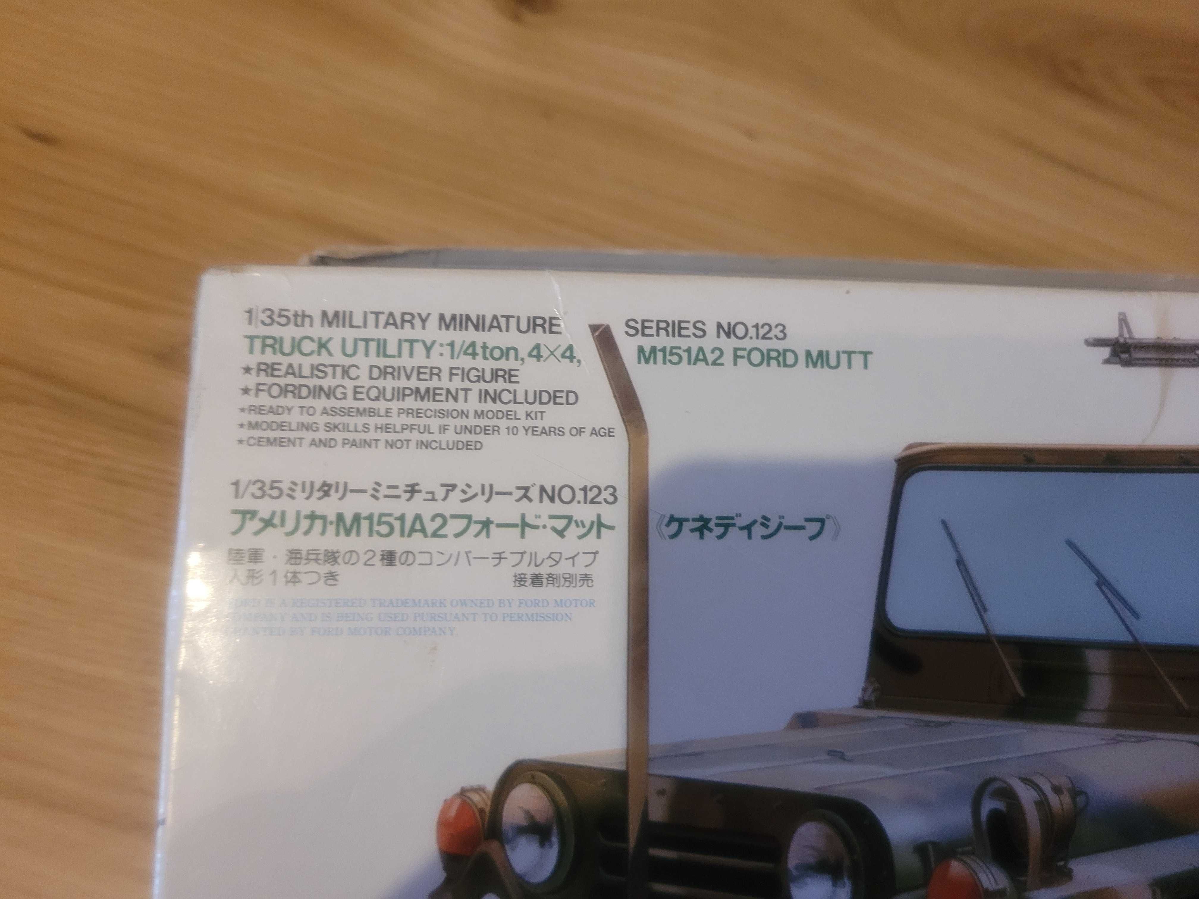 Modele wojskowe pojazdy ford mutt