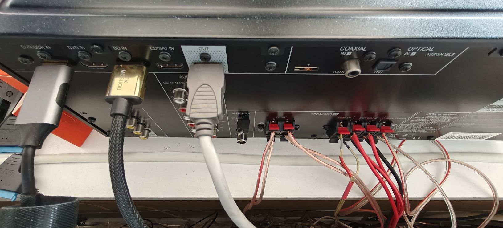 Kino Amplituner Pioneer VSX 321 plus głośniki 5.1