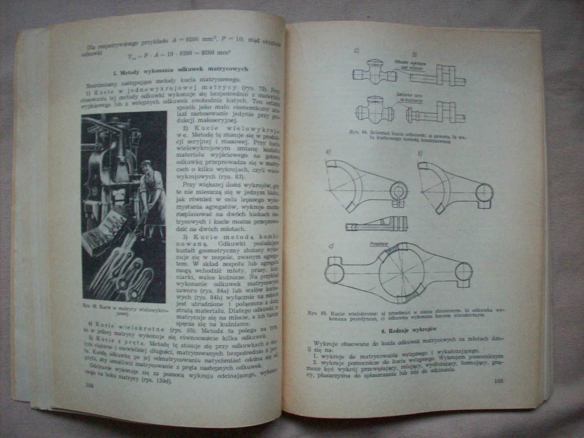 Kuźnictwo i prasownictwo cz. II, J.Jarocki, P.Wasiunyk, 1957.