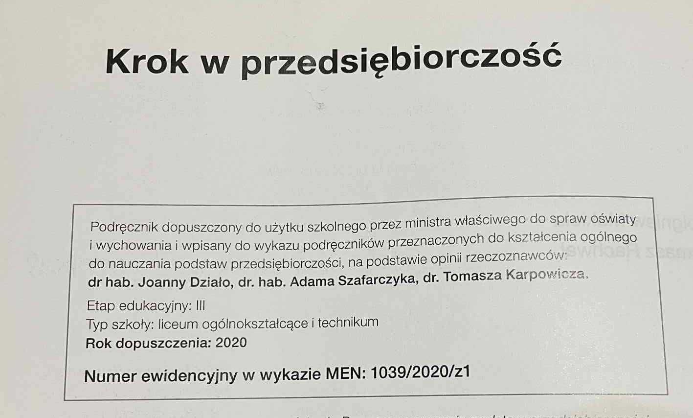 Krok w przedsiębiorczość