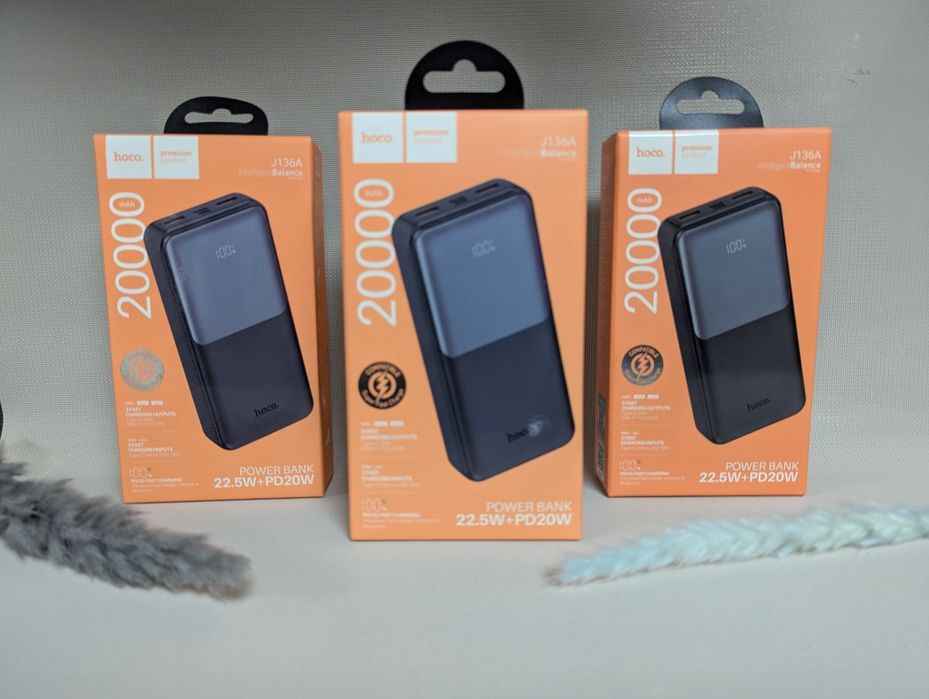 Павербанк Power Bank Hoco J136A 20000mAh 22,5W PD