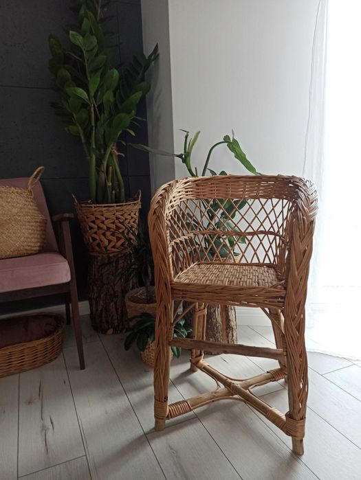 Fotel krzesło dziecięce boho