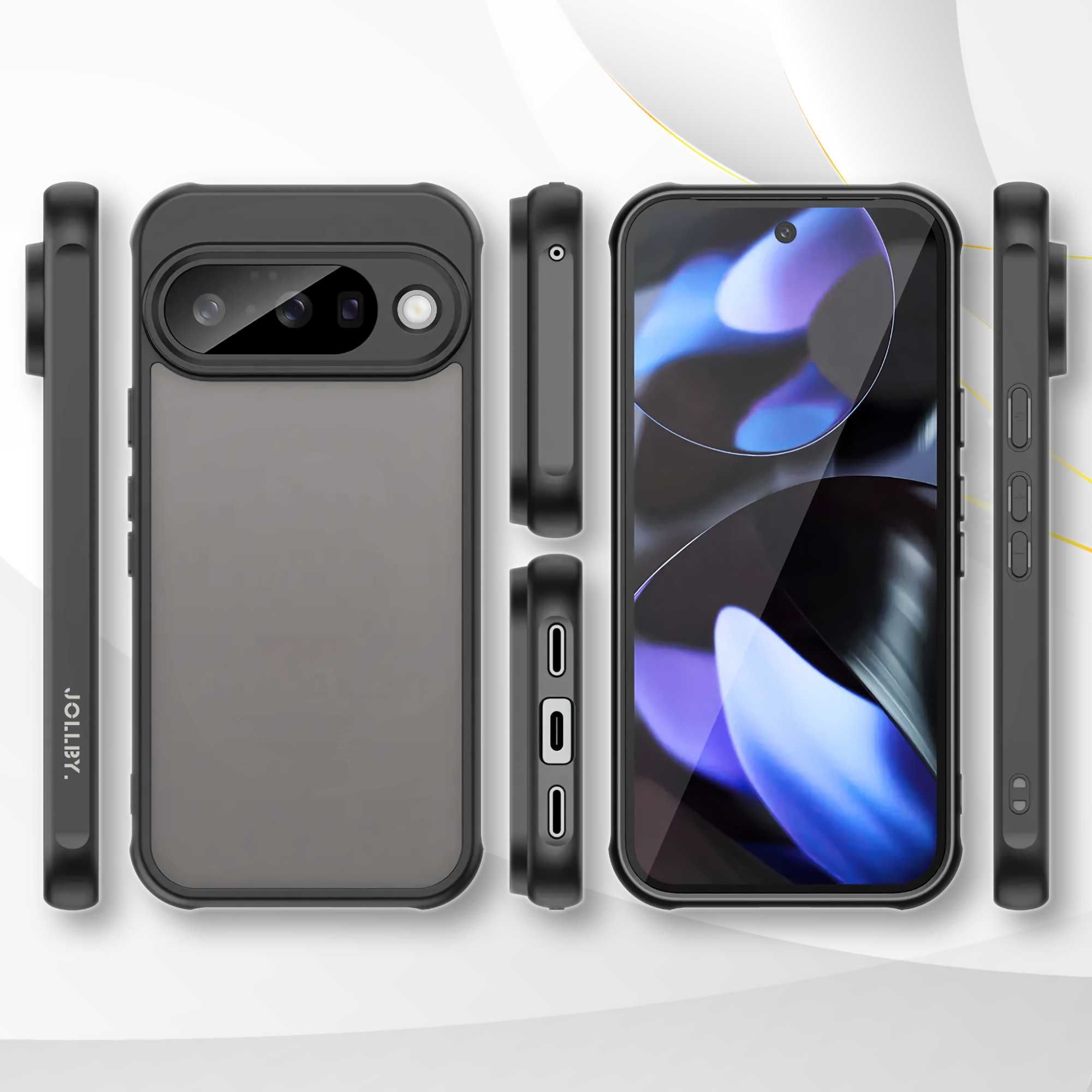 Etui JOLLBY. Shadow do Google Pixel 9 (FROSTED BLACK)