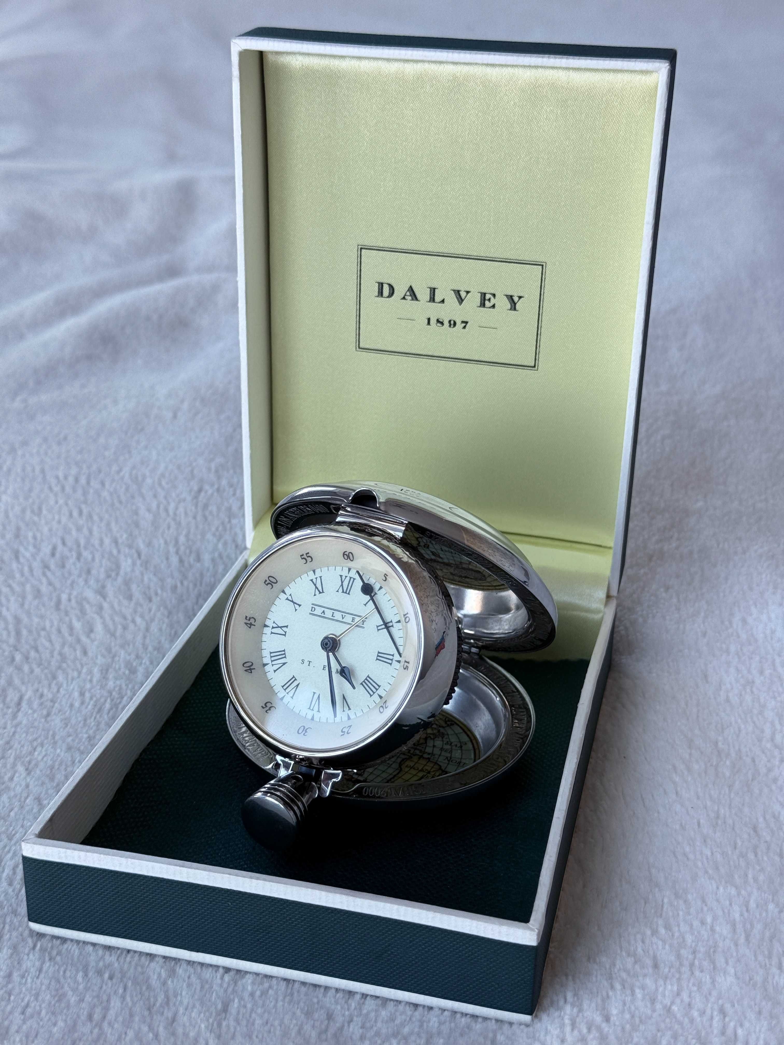 Dalvey Voyager Clock Travel Винтаж Часы Made in Scotland