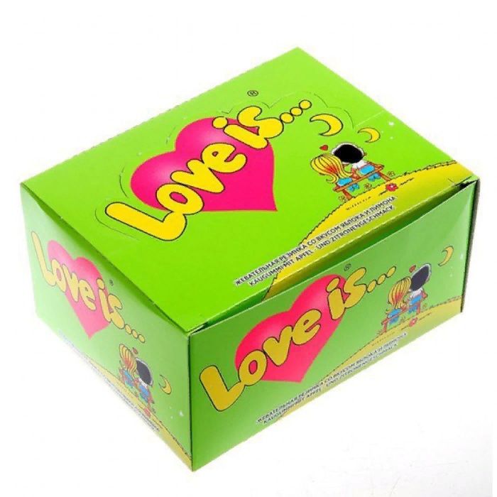 Жвачки Love is, Лав Из. Производство Турция. Оригинал. 100шт/уп