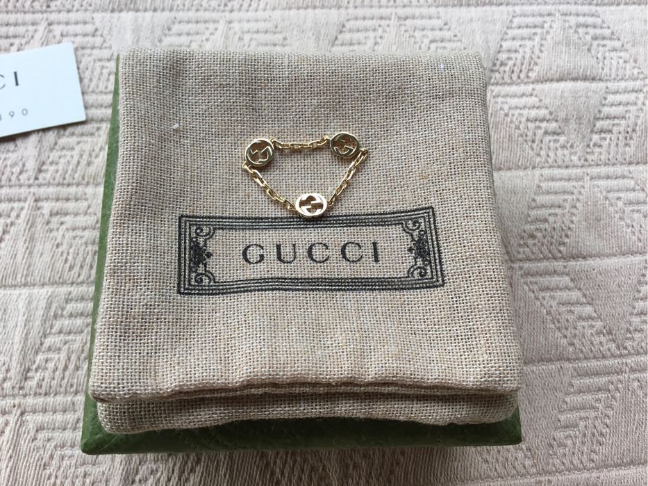 Anel Gucci ouro amarelo