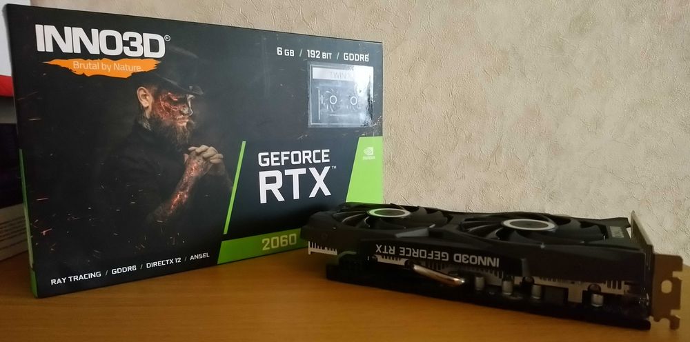 ТОП 20 відеокарта Inno3D RTX 2060 в ідеальному стані