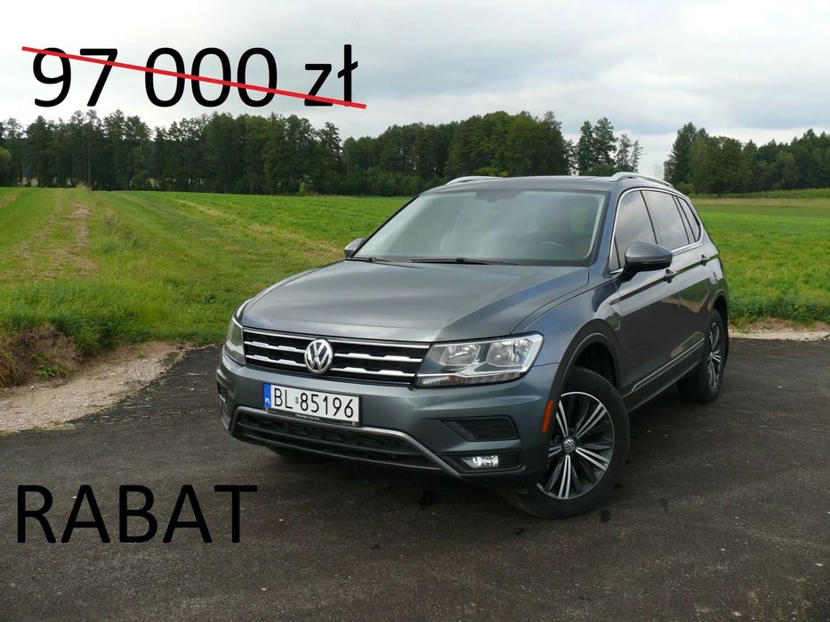 Volkswagen Tiguan Allspace 4X4, automat, bogata wersja SEL, BEZWYPADKOWY, PANORAMA,