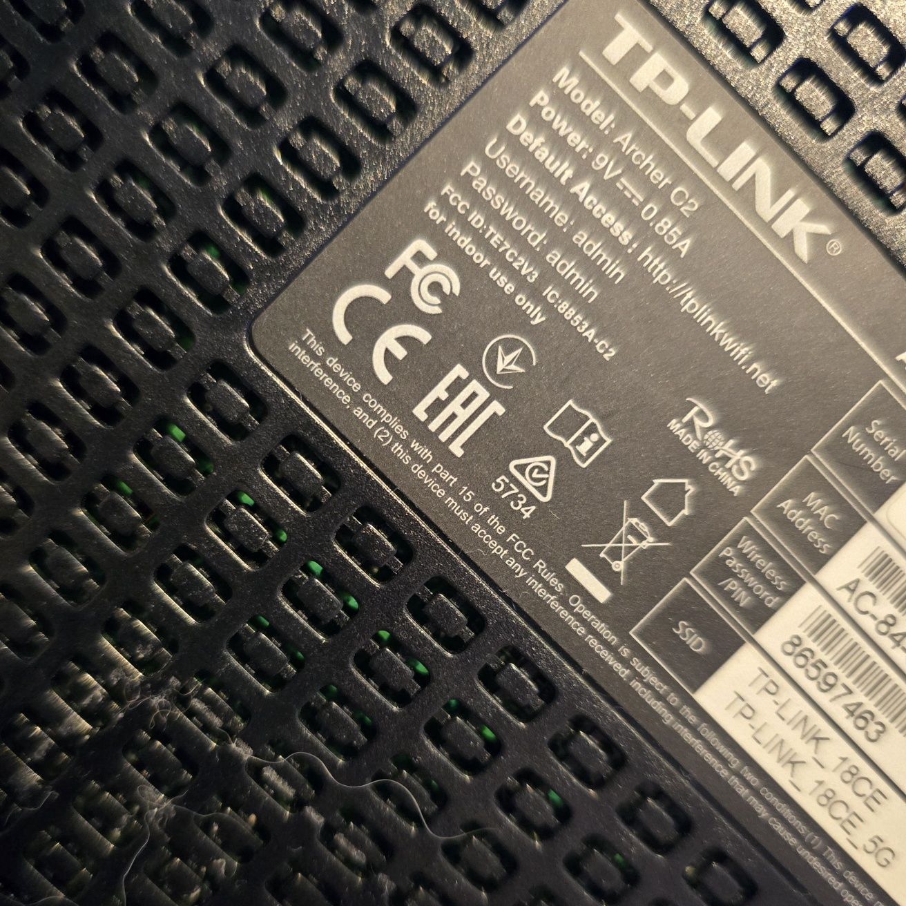 Router WiFi TP Link AC900 dual band 5G