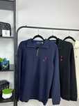‼️Акція‼️ 1/4 zip Polo Ralph Lauren у чорному та стньому кольрах