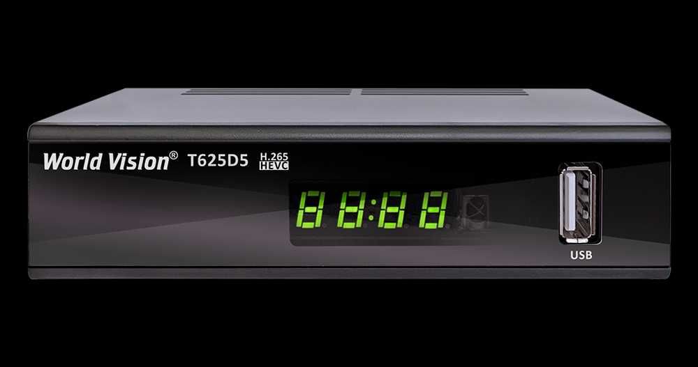 Новая IPTV приставка Т2 цифрового TV World Vision T625D5 Full HD 1080.
