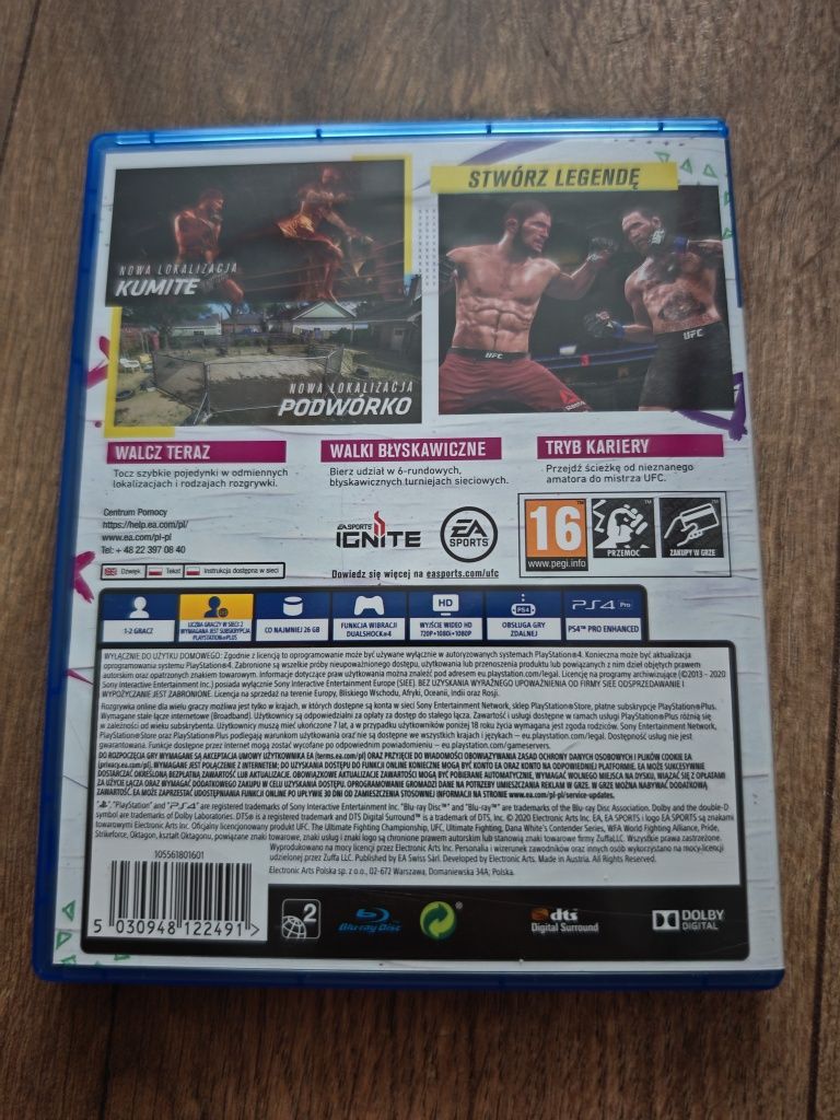 UFC 4 ps4 PlayStation 4 5