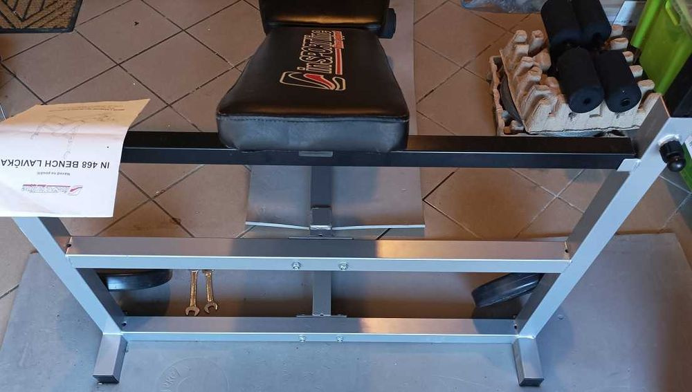 Ławka treningowa pod sztangę Insportline Olympic In468 - do 150 kg