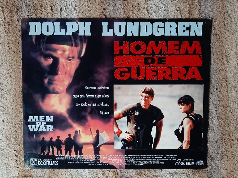 Cartaz de cinema Homem de Guerra Dolph Lundgren