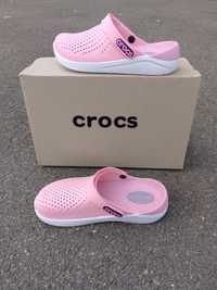 Crocs рожеві крокси жіночі розиіри 36-41