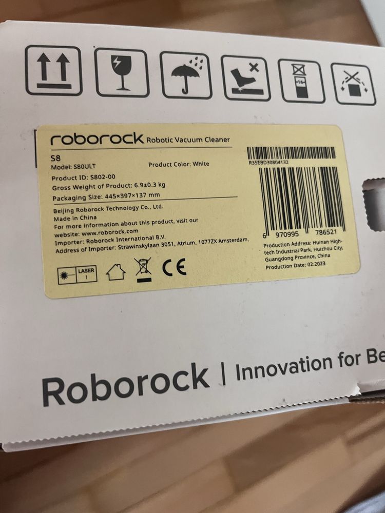 Roborock s8 biały robot sprzątający odkurzacz automatyczny