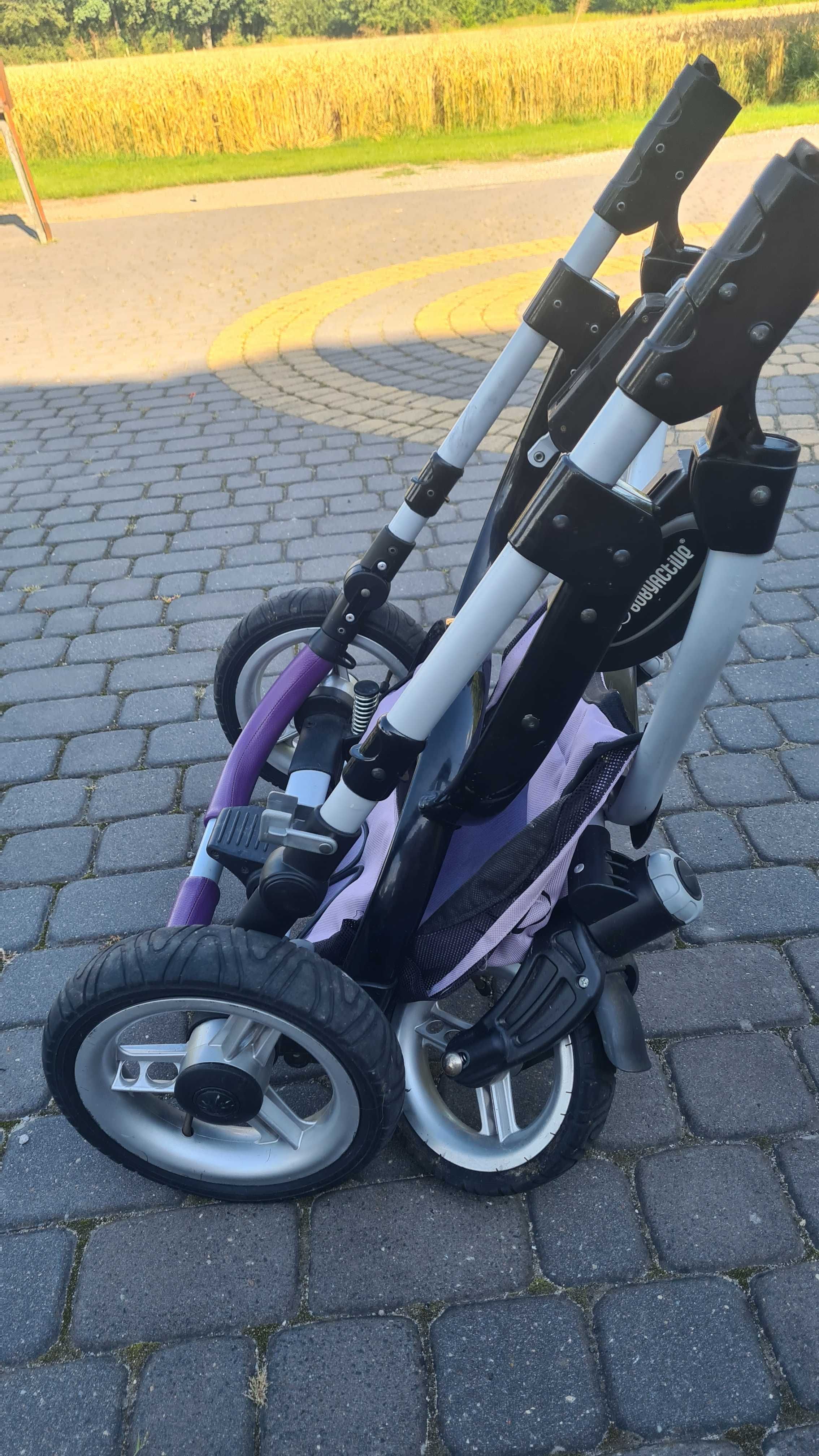 Wózek dziecięcy BabyActive Elipso Fioletowy