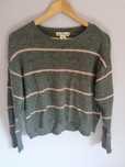Sweter damski h&m, rozmiar XS, kolor szary/różowy