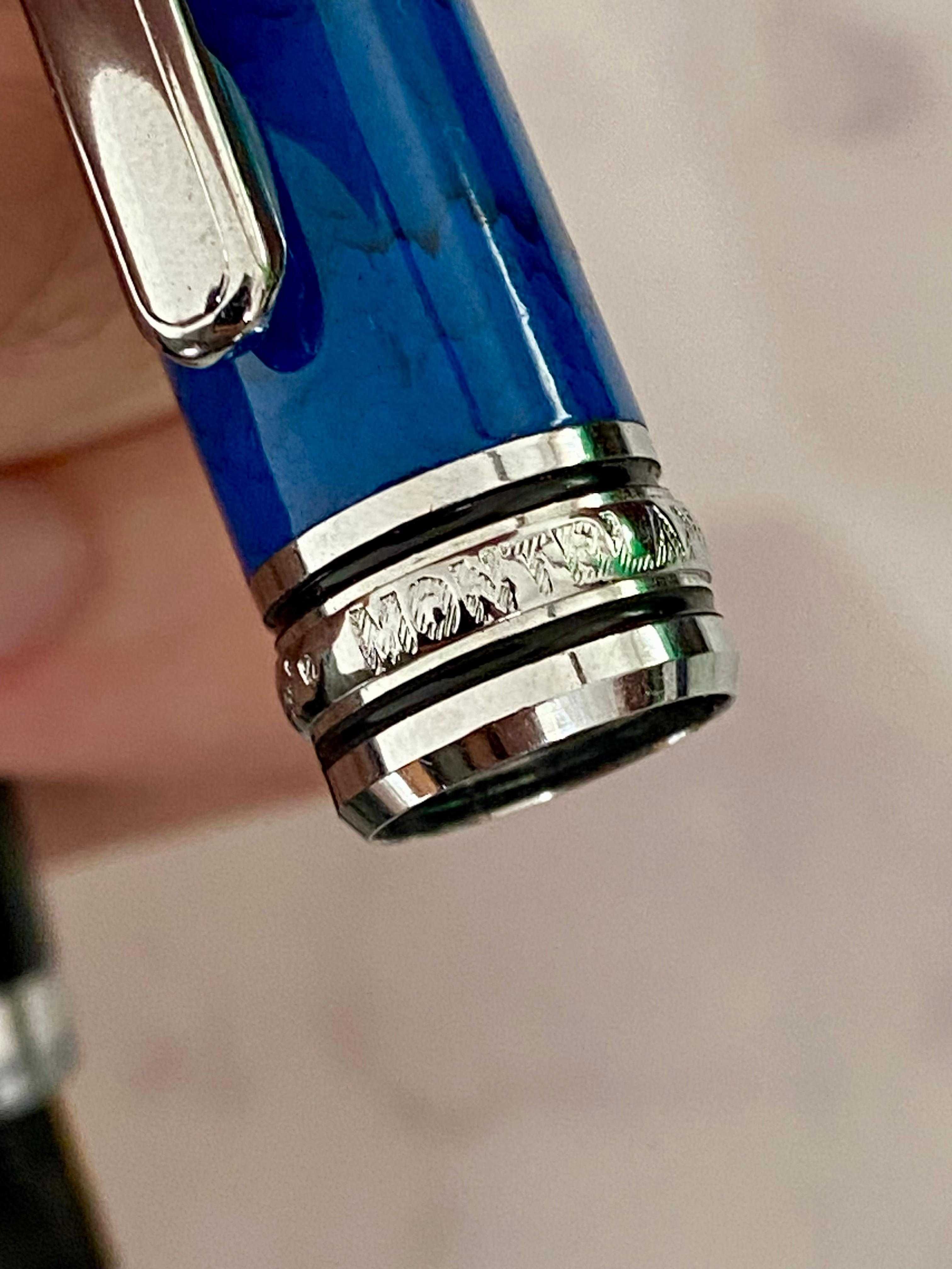 Caneta "Montblanc" Iridium Point Azul