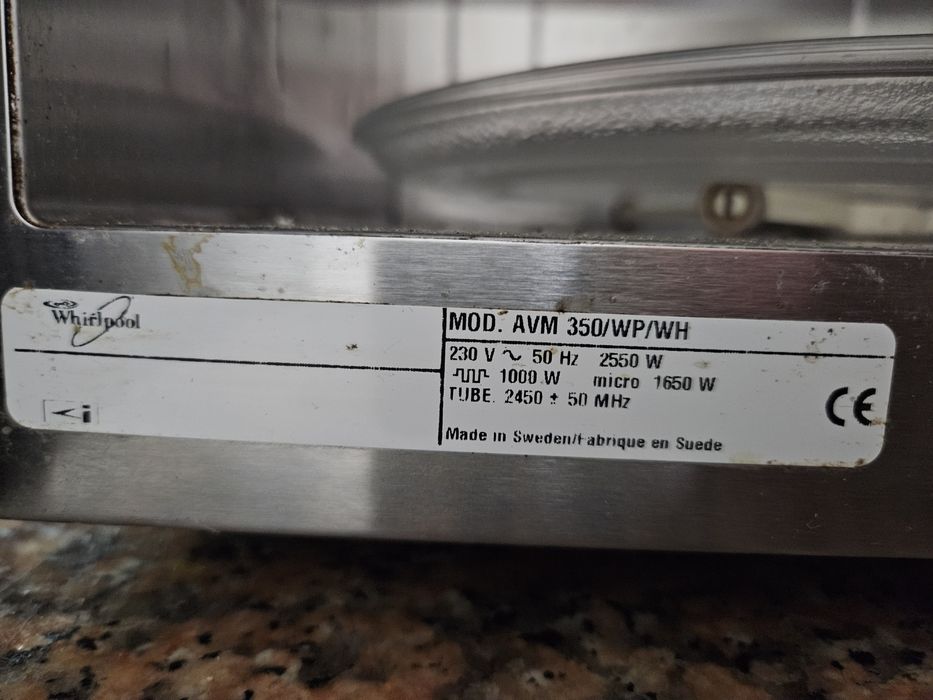 Microondas Whirlpool Vip 27