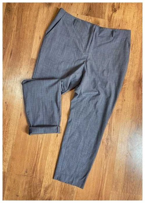 Hm h&m szare cygaretki chinosy modne basic 44 46 plus size +size