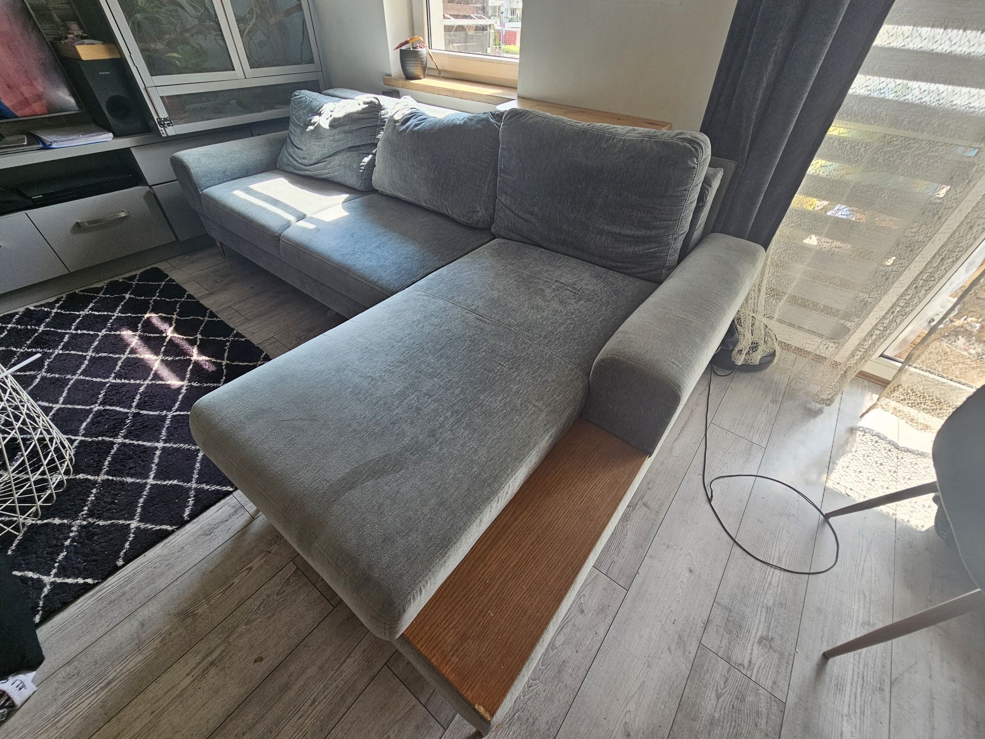Sofa narożnik z funkcją spania