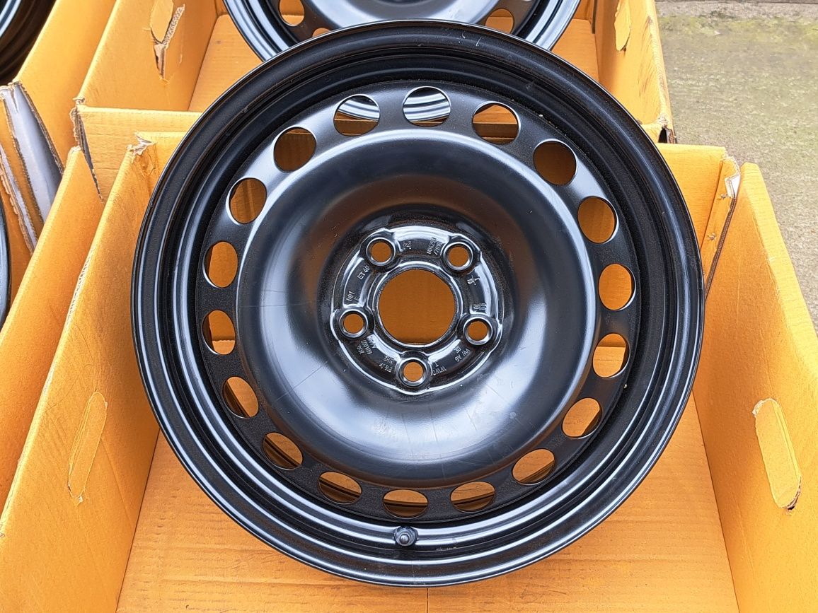Felgi stalowe NOWE 15 5x100 ET40 VW Polo Seat Ibiza Skoda Fabia VAG